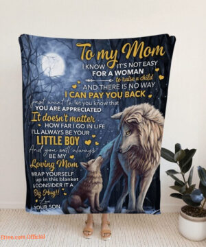 To My Mom Blanket Mother Blanket Family Throw Blanket Blanket For Mom 7 - Super King - Ettee