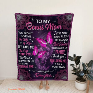 To My Mom Blanket Mother Blanket Family Throw Blanket Blanket For Mom 8 - Super King - Ettee