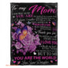 To My Mom Quilt Blanket - Lightweight and Smooth Comfort For You - Super King - Ettee