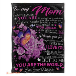 To My Mom Quilt Blanket - Lightweight and Smooth Comfort For You - Super King - Ettee