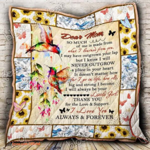 To My Mom I Love You Always And Forever Quilt Blanket Great - Super King - Ettee