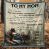 To My Mom Since I Was Born Your Love Quilt Blanket. Foldable And Compact - Super King - Ettee
