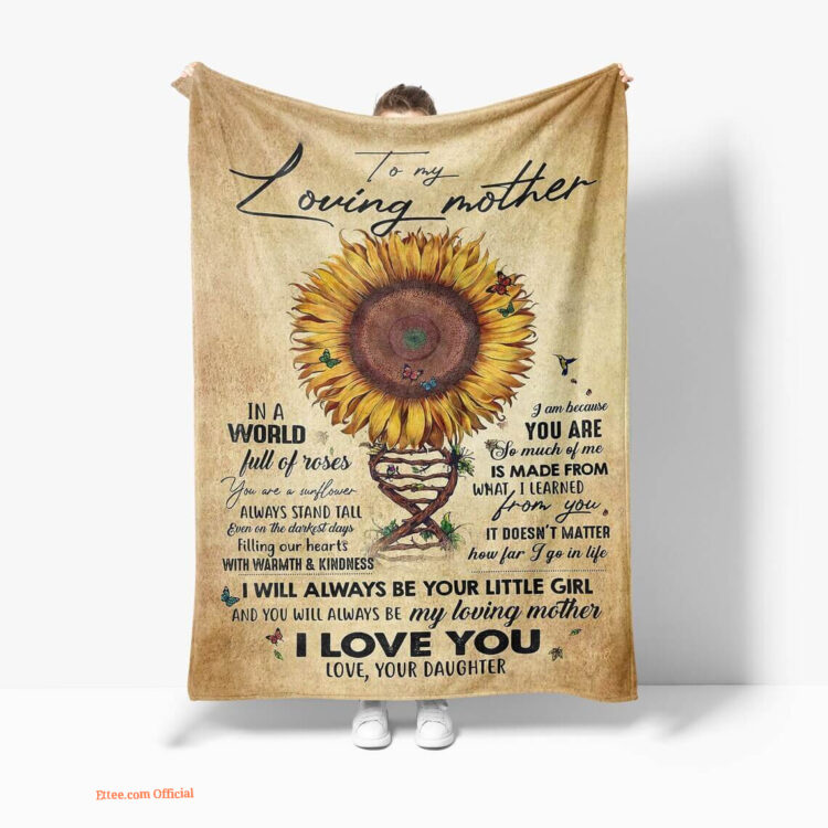 To My Mom Thank You My Loving Mother Quilt Blankets - Super King - Ettee