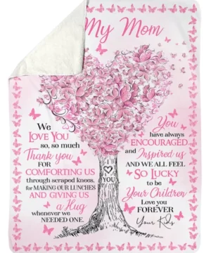 To My Mom We Love You So Much Quilt Blankets - Super King - Ettee