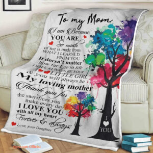 To My Mother I Will Always Be Your Girl Mom Fleece Quilt Blanket - Super King - Ettee
