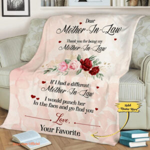 To My Mother In Law Quilt Blanket From Daughter In Law Customized Gift For Mother - Super King - Ettee