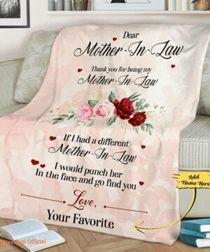 To My Mother In Law Quilt Blanket From Daughter In Law Customized Gift For Mother - Super King - Ettee