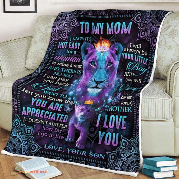 To My Mother Just Want To Let You Know That You Are Appreciated Quilt Blanket - Super King - Ettee