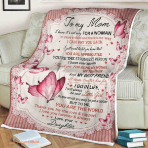 To My Mother Thank You For Your Love And Support Quilt Blanket - Super King - Ettee