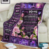 To My Mother To Me You Are The World Quilt Blanket. Foldable And Compact - Super King - Ettee