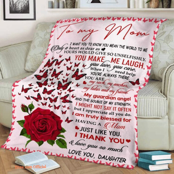 To My Mother When I Need Help You Are Always There Quilt Blanket - Super King - Ettee