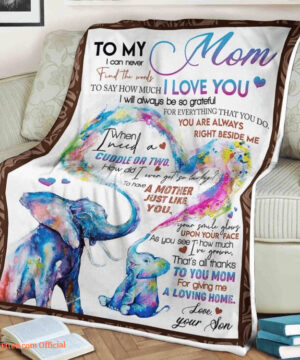 To My Mother You Are Always Right Beside Me Quilt Blanket. Light And Durable - Super King - Ettee