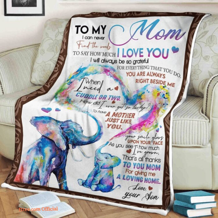 To My Mother You Are Always Right Beside Me Quilt Blanket. Light And Durable - Super King - Ettee