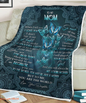 To My Mother You Are The Best Thing That Ever Happened To Me Quilt Blanket - Super King - Ettee