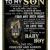 To My Son Love From Mom Forever And Always Gifts For Son Quilt Fleece Blanket - Super King - Ettee