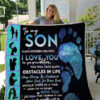 To My Son Quilt Blanket From Mom Always Remember How Much I Love You Great Customized Blanket - Super King - Ettee