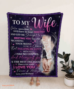 To My Wife Quilt Blanket - Lightweight and Smooth Comfort - Super King - Ettee