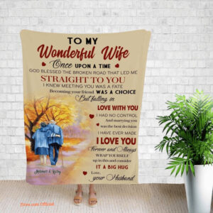 To My Wife For Valentine's Day Customized Name Quilt Blanket - Super King - Ettee