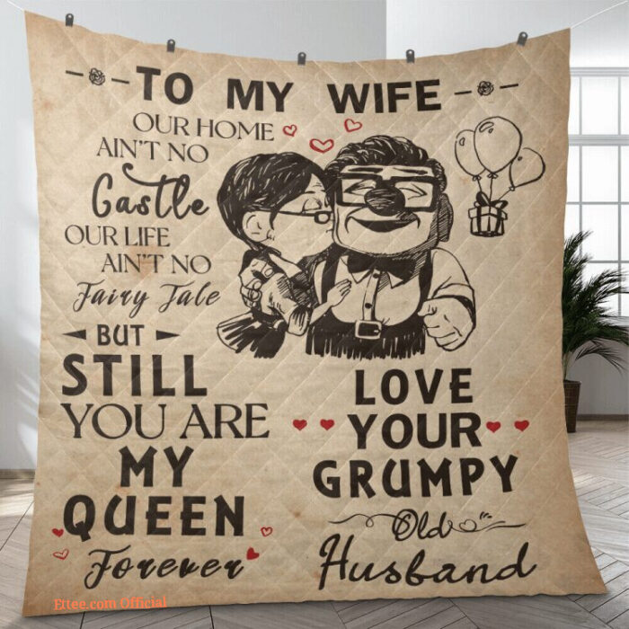 To My Wife Blanket For Wife Birthday Gifts From Husband Romantic I Love You Gift - Super King - Ettee