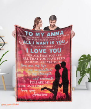 Valentine's Day To My Wife Customized Quilt Blanket. Light And Durable. Soft To Touch - Super King - Ettee