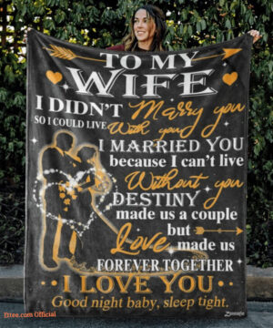 To My Wife I Married You Quilt Blanket Gift For Valentine's Day - Super King - Ettee