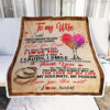 Valentine To My Wife Never Forget That I Love You Wife Quilt Blanket - Super King - Ettee