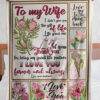 To My Wife Thank You My Great Life Partner Quilt Blanket Valentine's Day - Super King - Ettee