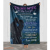 To My Wife Valentine's Day I Love You Customized Name Quilt Blanket - Super King - Ettee