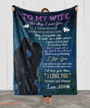 To My Wife Valentine's Day I Love You Customized Name Quilt Blanket - Super King - Ettee