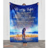 To My Wife You Are Braver Than You Believe Quilt Blanket Valentine - Super King - Ettee