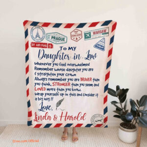 To Our Daughter-In-Law Quilt Blanket: Light, Durable, and Soft to Touch - Super King - Ettee