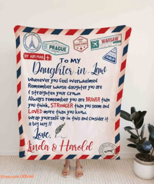 To Our Daughter-In-Law Quilt Blanket: Light, Durable, and Soft to Touch - Super King - Ettee