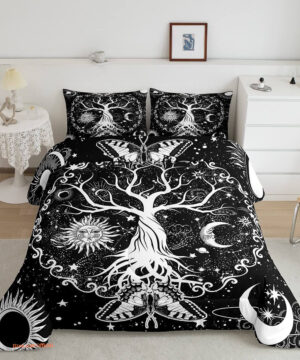 Tree of Life Bedding Set. Smooth And Durable. Close Stitching - King - Ettee