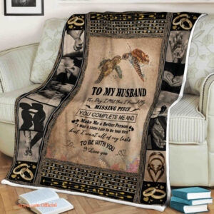 Valentine's Day Quilt Blanket To My Husband The Day I Met You In My Life - Super King - Ettee