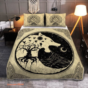 Viking Fenrir Wolf - Tree Of Life - King - Ettee