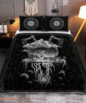 Viking Yggdrasil - Viking Quilt Bedding Set - King - Ettee