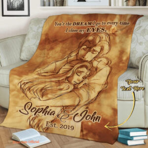 Valentine's Day Beauty And Beast Personalized Quilt Blanket For Wife - Super King - Ettee