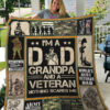 Quilt Blanket Great Perfect Gifts For Us Veteran Lover - Super King - Ettee