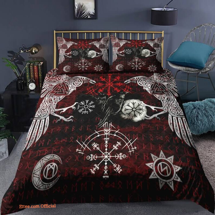 Viking Comforter set Soft Microfiber Inner Down Comforter Bedding set Quilt For Bedroom - King - Ettee