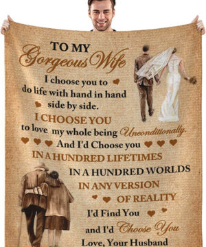 Valentine To My Wife From Husband Quilt Blanket. Foldable And Compact - Ettee - compact