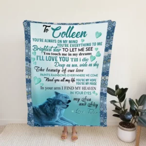 Wolves Blanket.Gift Blanket.Blanket For Couple.Blanket For Love.Wedding Anniversary Blanket - Super King - Ettee