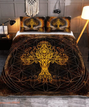 Yggdrasil - The Tree Of Life In Norse Mythology - Viking Quilt Bedding Set - Ettee - Norse mythology