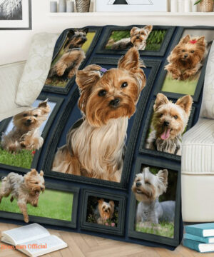 Yorkshire Terrier Beauty Quilt Blanket. Light And Durable. Soft To Touch - Super King - Ettee