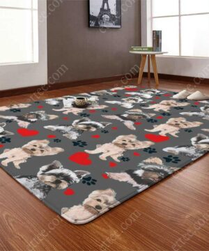 Yorkshire Terrier Dog Rug, Unique Mat Carpet Decor Gift - Ettee - carpet