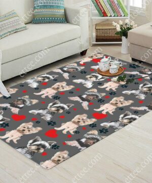 Yorkshire Terrier Dog Rug, Unique Mat Carpet Decor Gift - Ettee - carpet