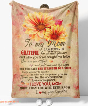 You Are Beautiful Quilt Blanket Gift For Mom. Light And Durable. Soft To Touch - Super King - Ettee