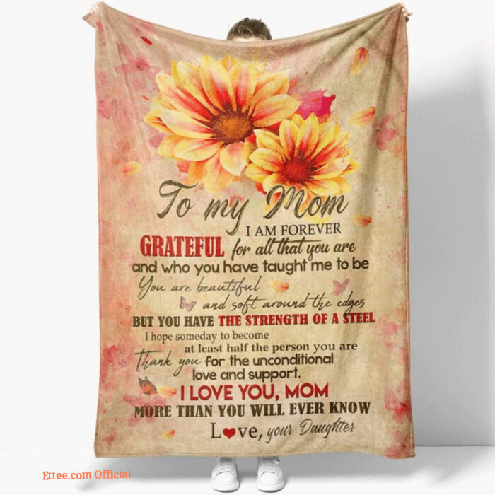 You Are Beautiful Quilt Blanket Gift For Mom. Light And Durable. Soft To Touch - Super King - Ettee