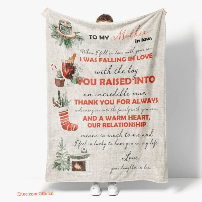 To My Mom You Raised Into An Incredible Man Quilt Blanket. Foldable And Compact - Super King - Ettee
