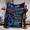 a letter to my wife fleece blanket gifts birthday sherpa - Super King - Ettee