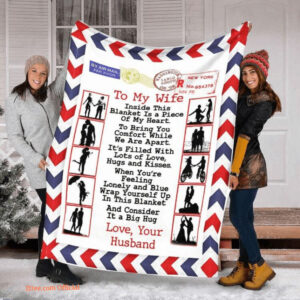 a letter to my wife sherpa blanket in this blanket and consider it a big hug - Super King - Ettee
